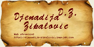 Đenadija Zipalović vizit kartica